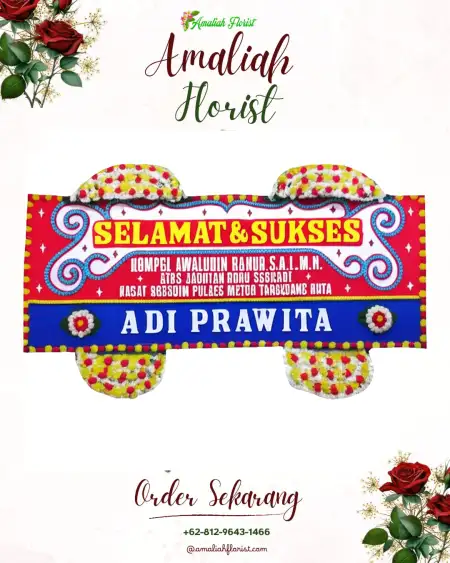 Papan Bunga Ucapan Selamat Cangkringrandu
